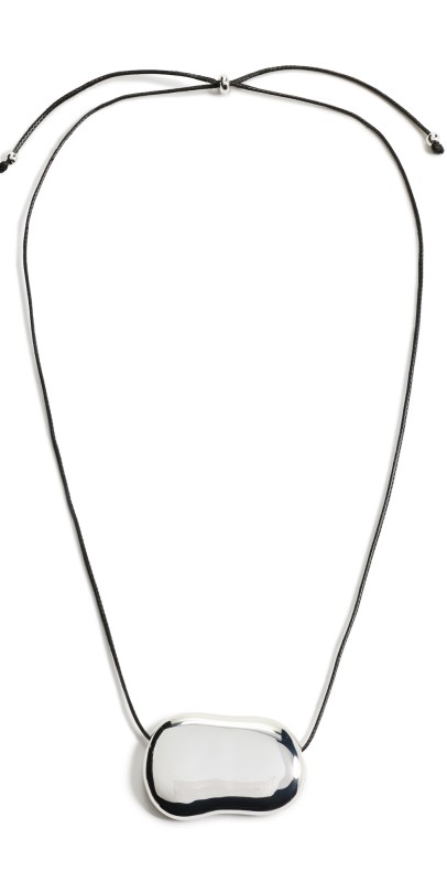 Heaven Mayhem Julia Silver Necklace Silver/Black