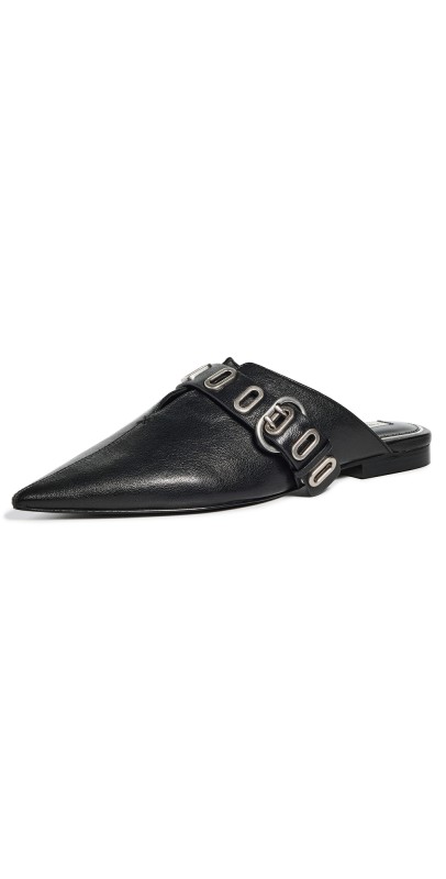 rag & bone Victory Slides BLK