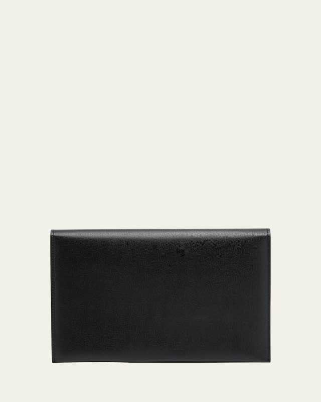 Travel Pouch in Shiny Kid Leather