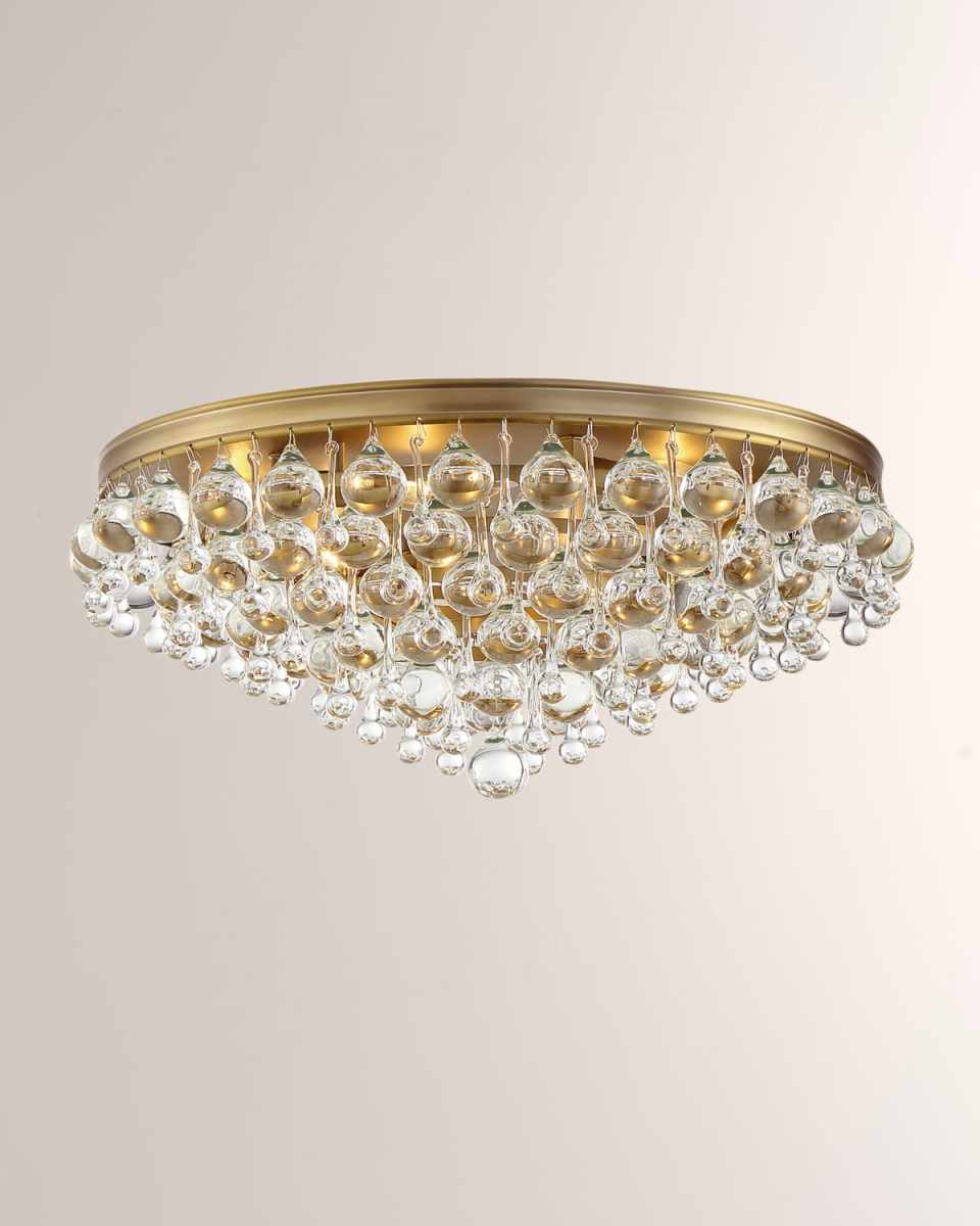 Calypso 6-Light Crystal Teardrop Ceiling Mount