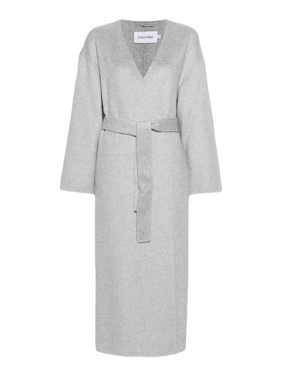 Calvin Klein Manteau Court - Gris
