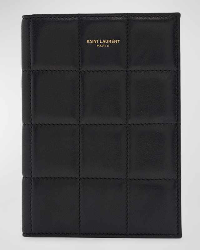 Passport Case in Quilted Smooth Leather