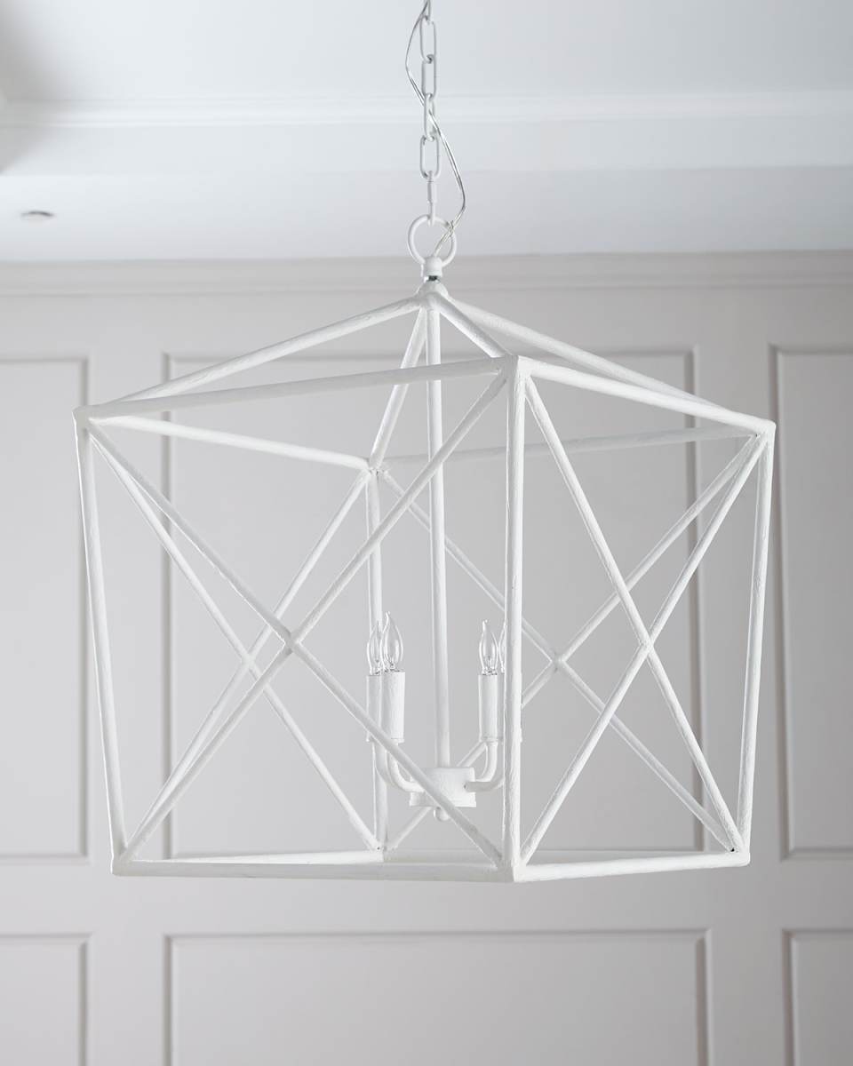 Streit Chandelier, White