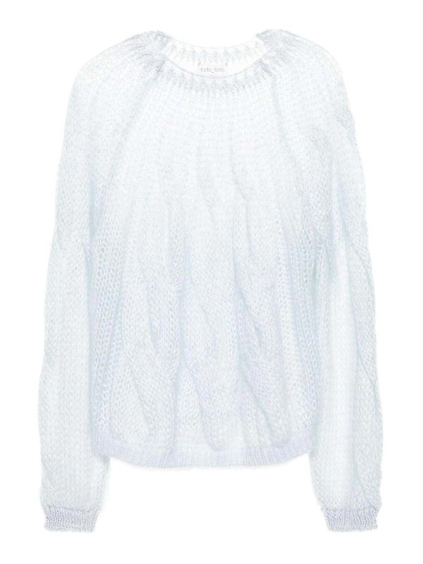 Forte Forte Pull Col Bateau - Blanc