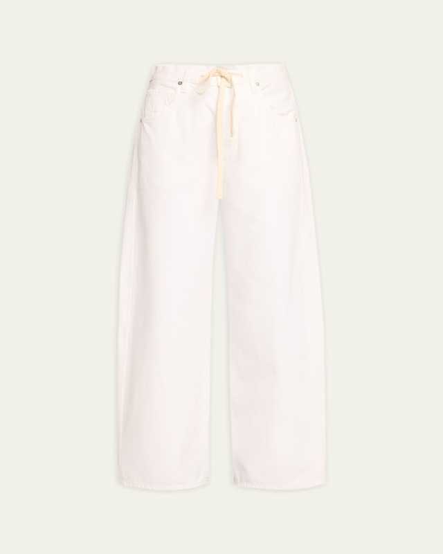 Brynn Wide-Leg Drawstring Trousers