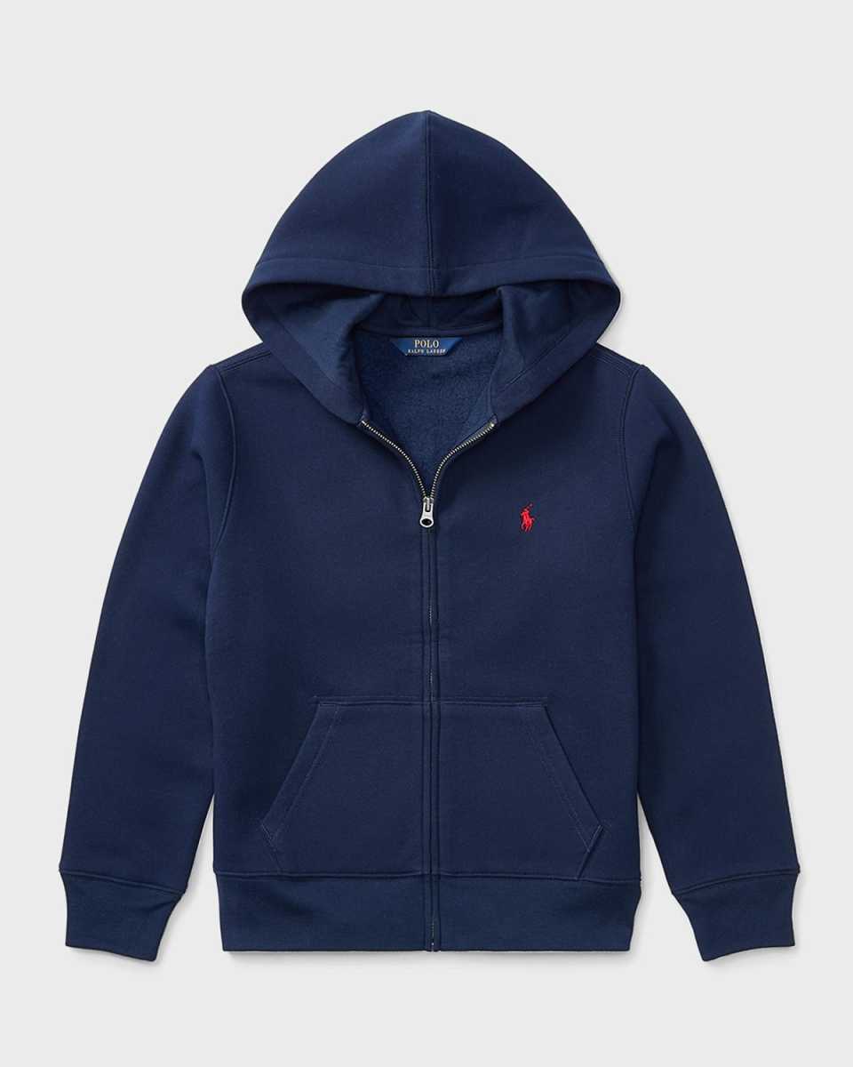 Boy's Knitted Fleece Hoodie, Size S-
