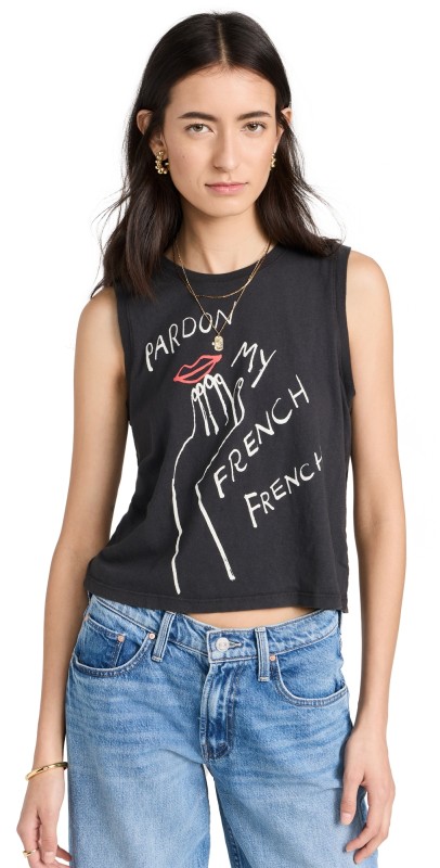 MOTHER The Strong And Silent Type Tee French French