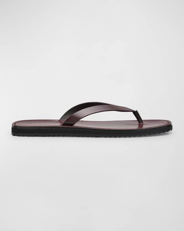 City Calfskin Flip Flop Sandals