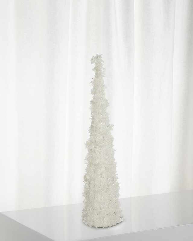 30" Ice Cone Tree Christmas Decoration