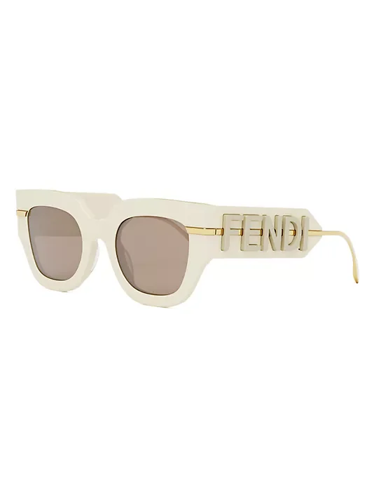 Fendigraphy 51MM Geometric Sunglasses