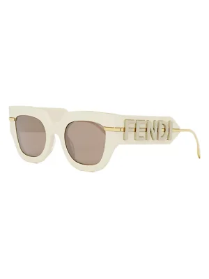 Fendigraphy 51MM Geometric Sunglasses
