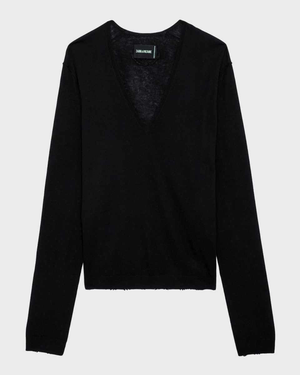 Rivy Cashmere V-Neck Sweat