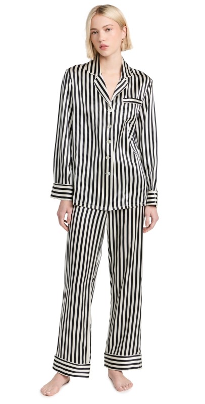 Olivia von Halle Lila Silk Pajama Set Nika