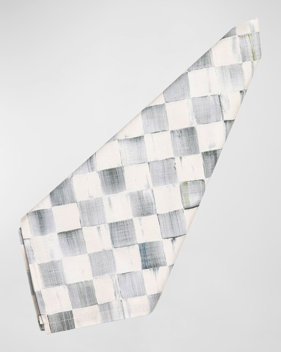 Sterling Check Napkin
