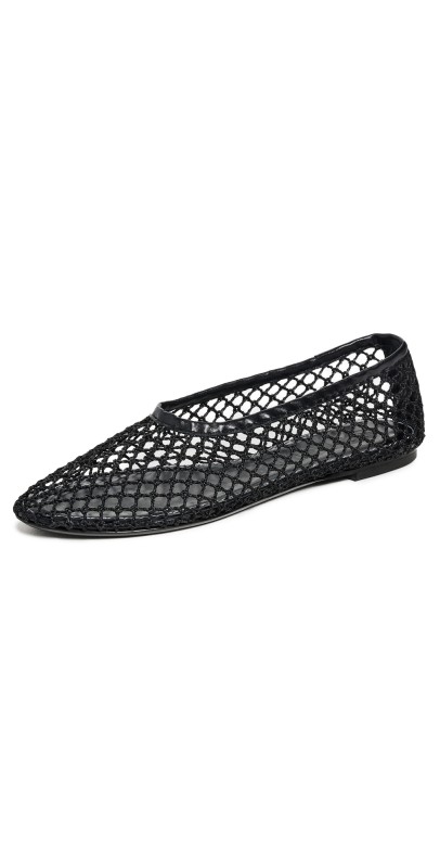STAUD Alba Ballet Flats Black