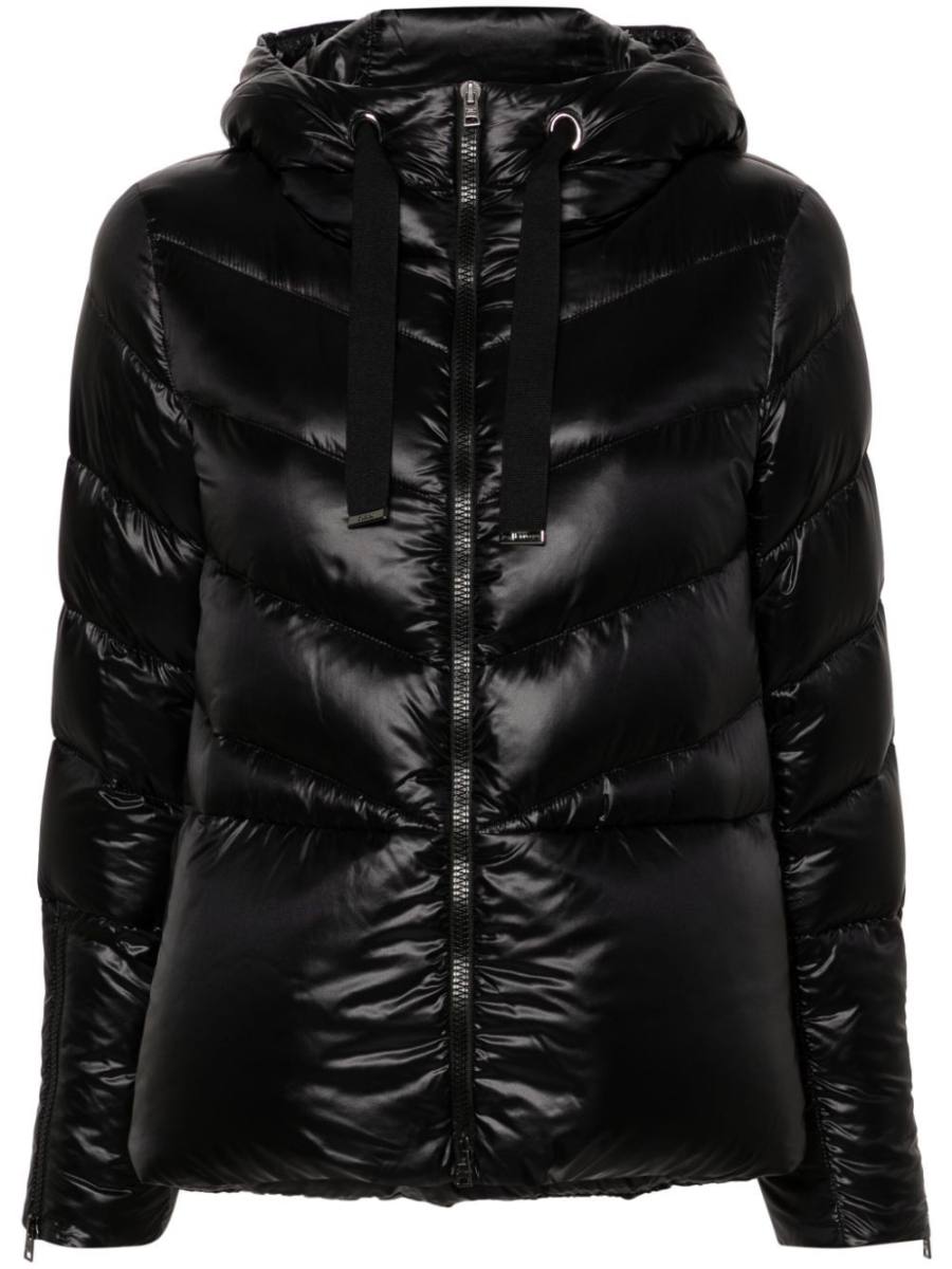 hooded padded jacket