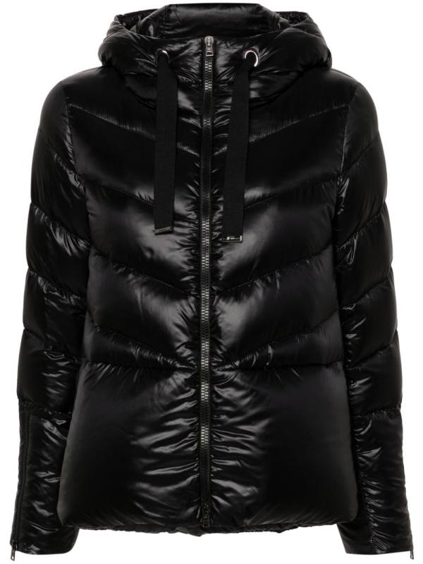 hooded padded jacket