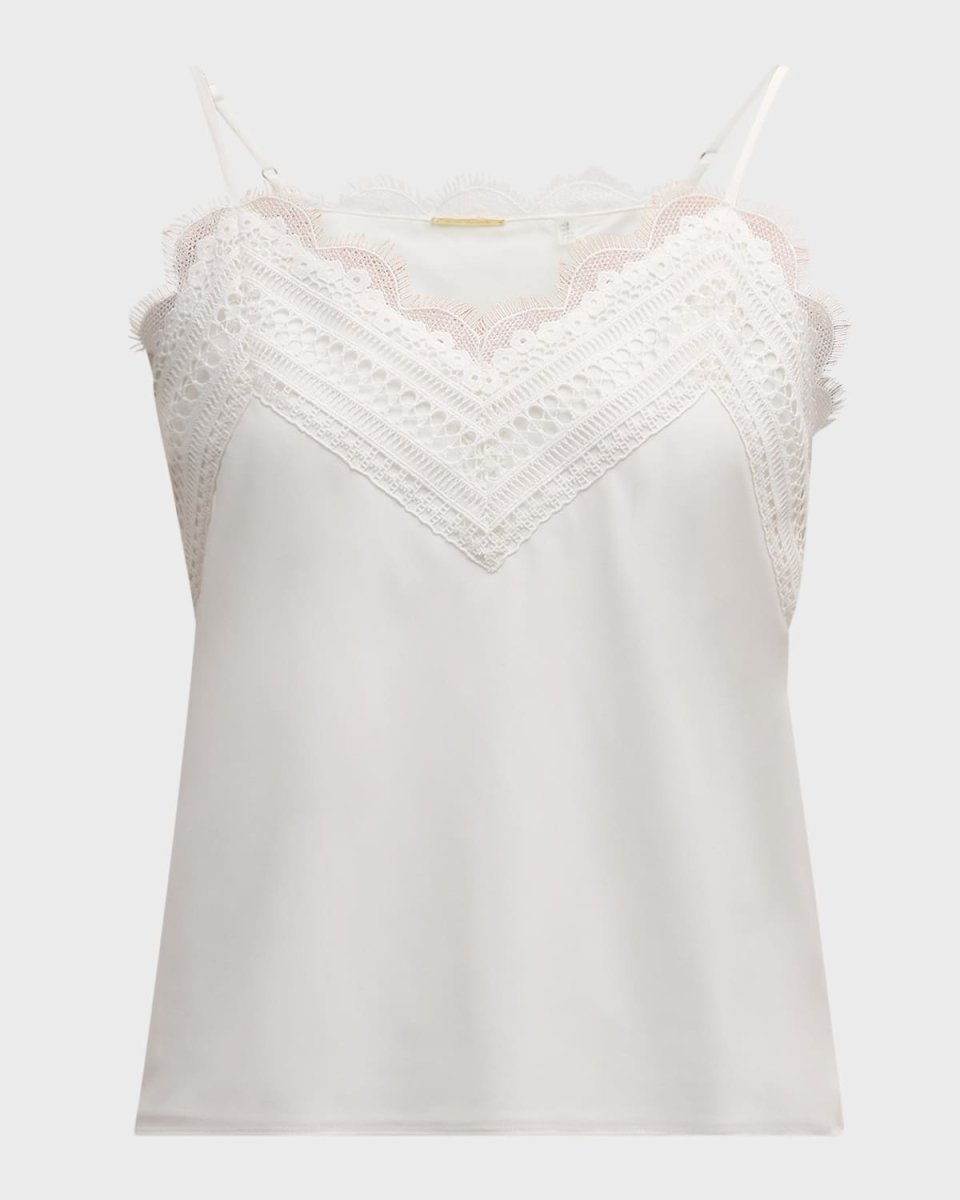 The Mazzy Lace-Trim Tank Top