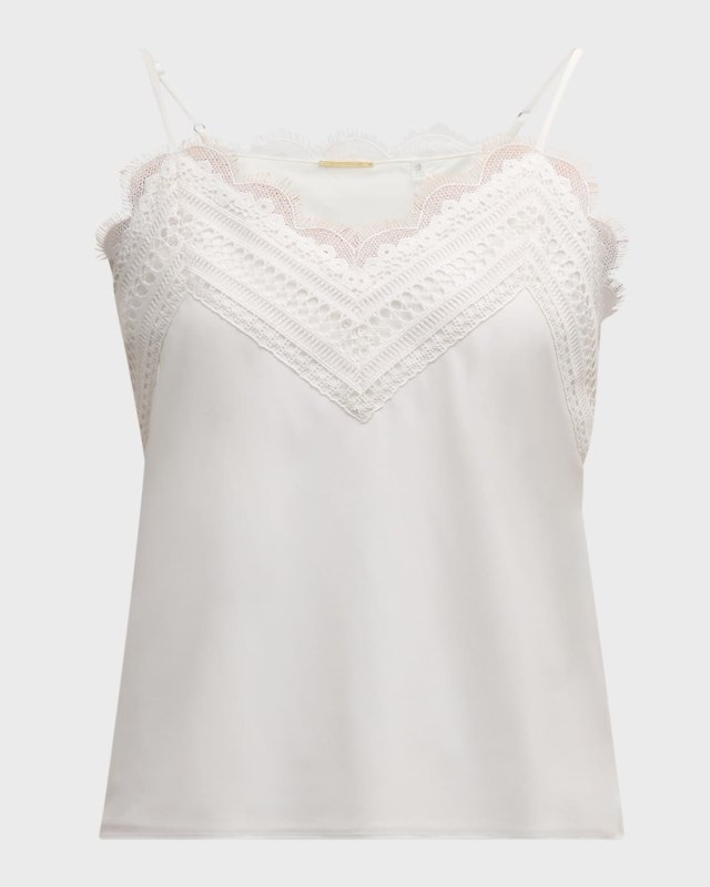 The Mazzy Lace-Trim Tank Top