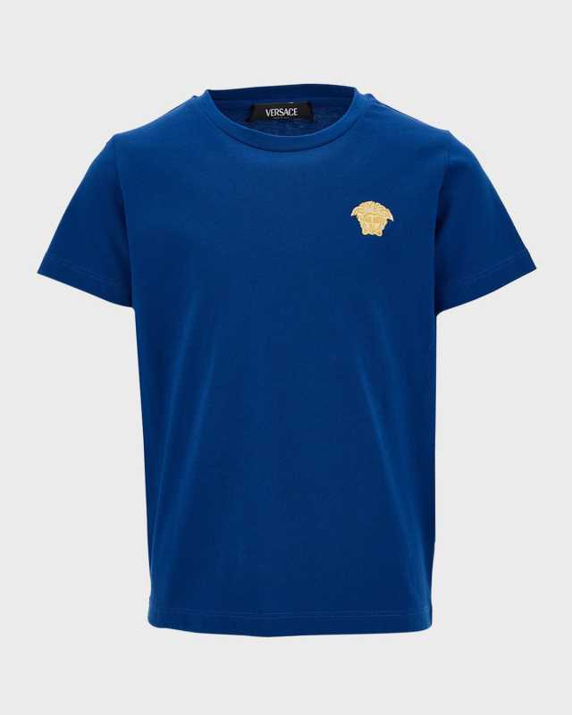 Boy's T-Shirt W/ Embroidered Medusa, Size 4-6
