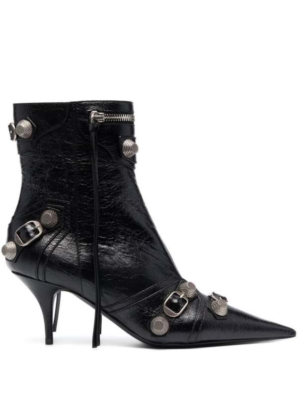 Cagole buckle-detail 70mm ankle boots