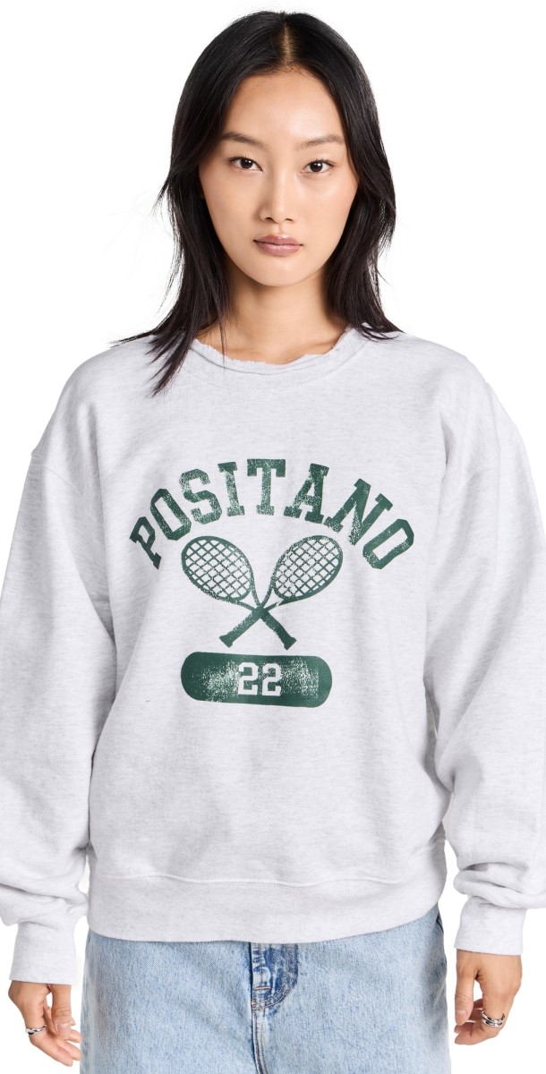 Firstport Positano Tennis Sweatshirt Oatmeal Heather