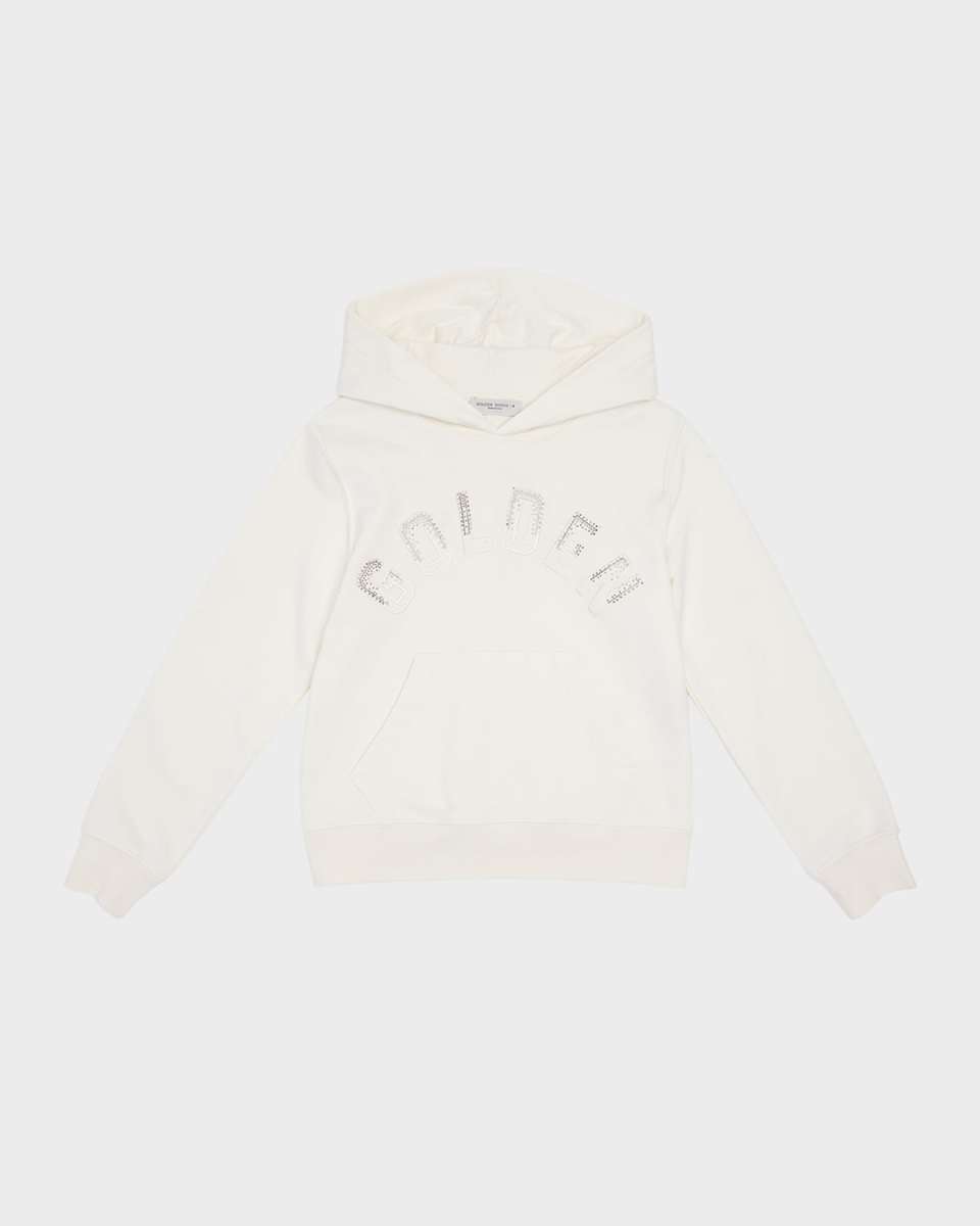 Girl's Journey Embellished Logo Hoodie, Size 12-
