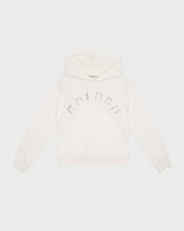 Girl's Journey Embellished Logo Hoodie, Size 12-