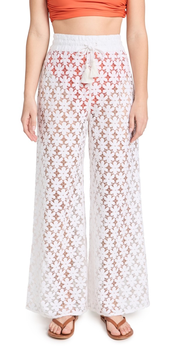 Beach Riot Foster Pants White