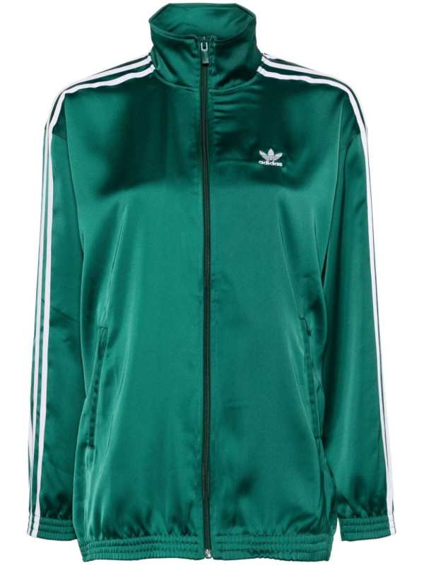3-Stripes-logo satin-weave jacket