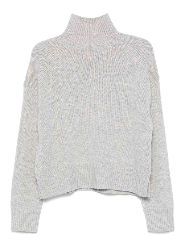 Calvin Klein Pull Col Roulé - Gris