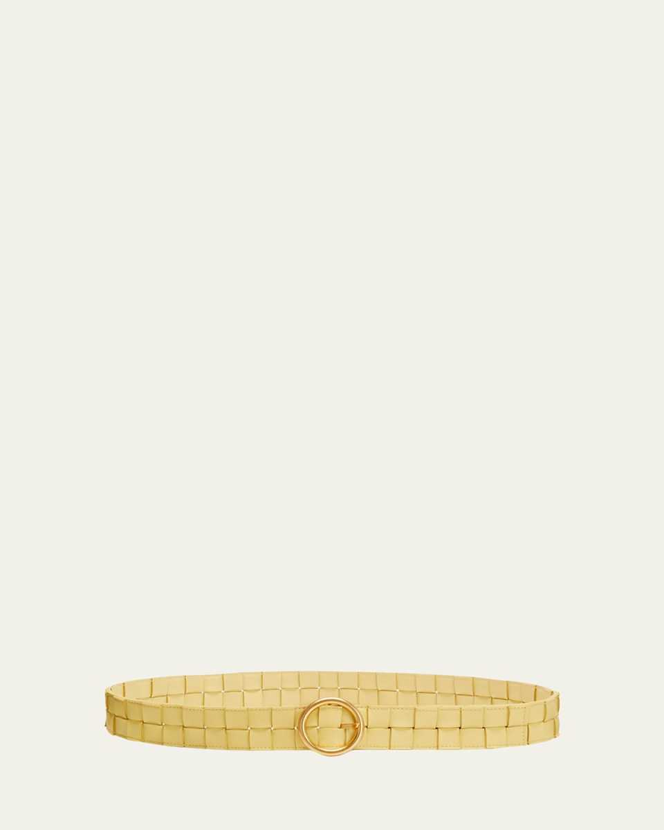 Maxi Intreccio Leather Belt