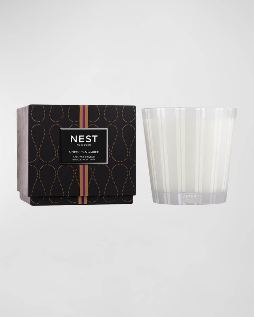 Moroccan Amber Luxury 4-Wick Scented Candle, 47.3 oz.