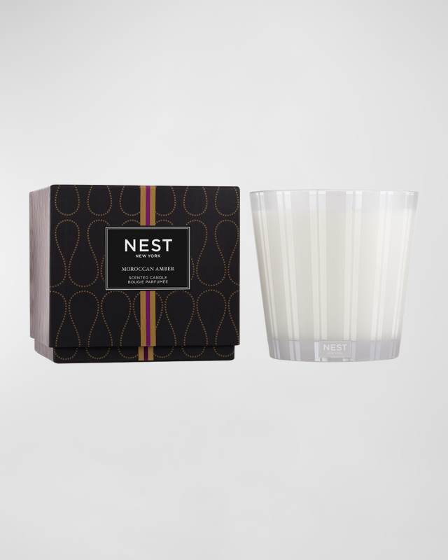 Moroccan Amber Luxury 4-Wick Scented Candle, 47.3 oz.
