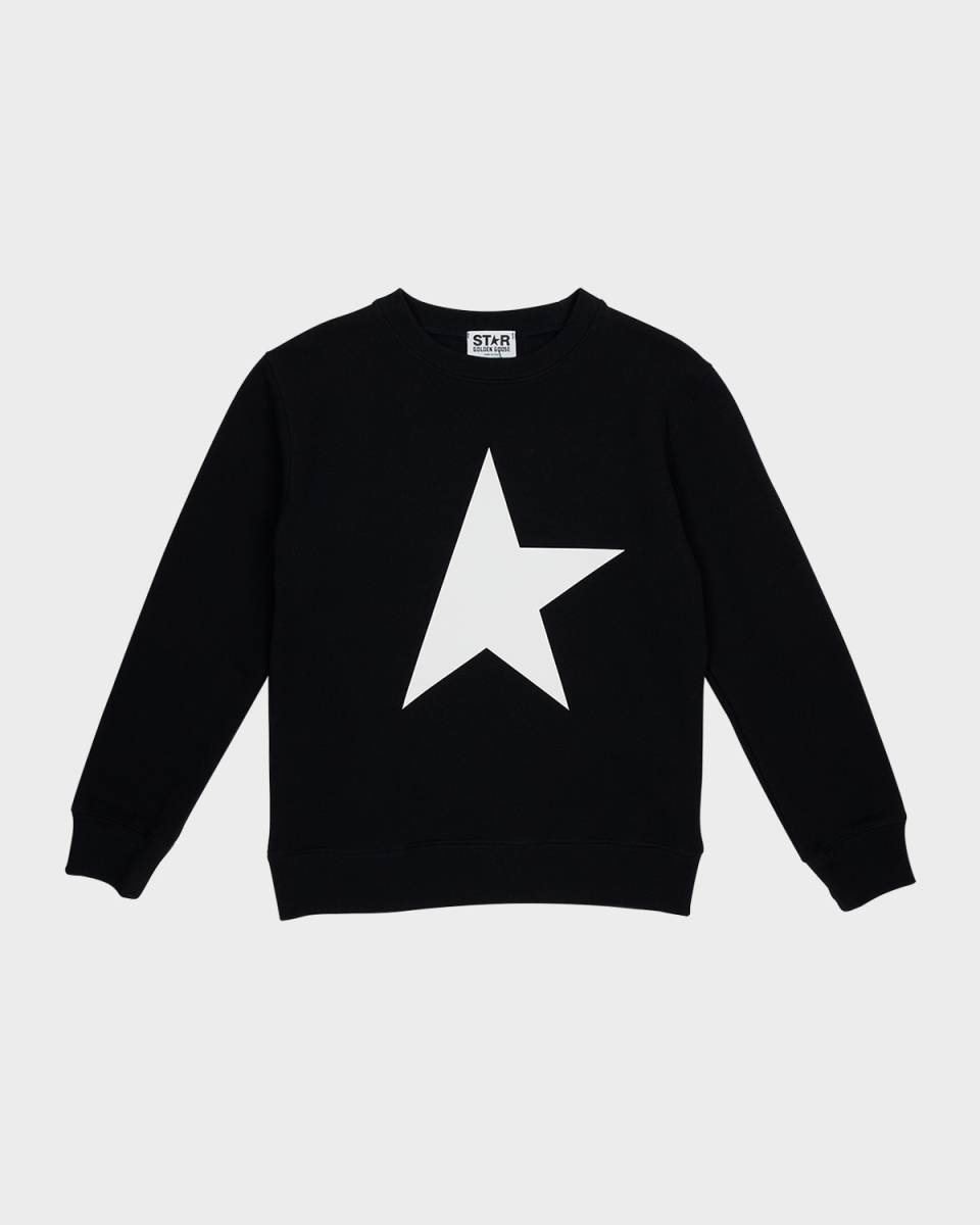 Boy's Crewneck Star Sweatshirt, Size