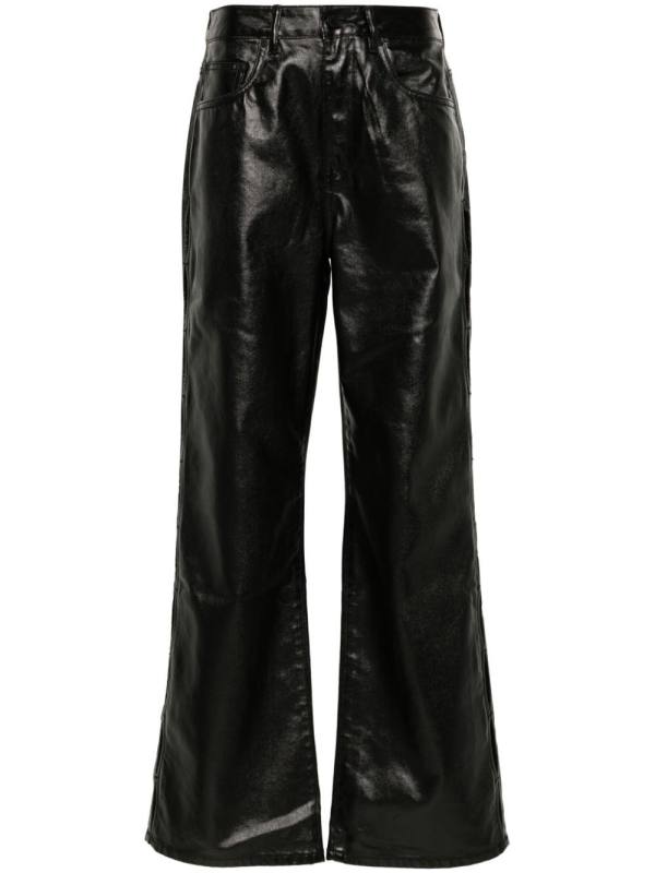 logo-patch trousers