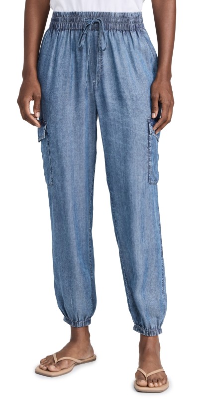 Z Supply Serrano Pants Washed Chambray