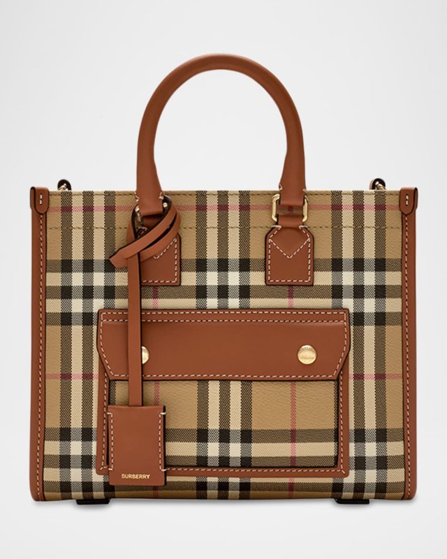 Freya Check Tote Bag