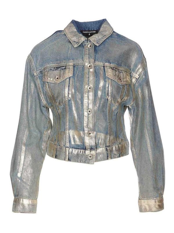Patrizia Pepe Veste En Jean - Jaune Clair