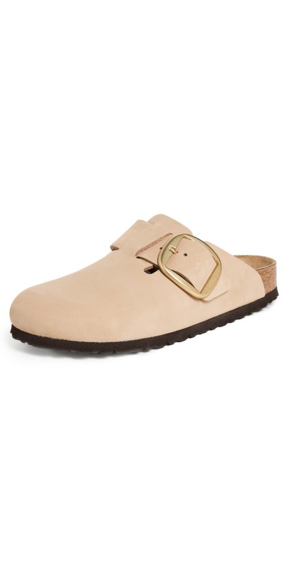 Birkenstock Boston Big Buckle Clogs Sandcastle