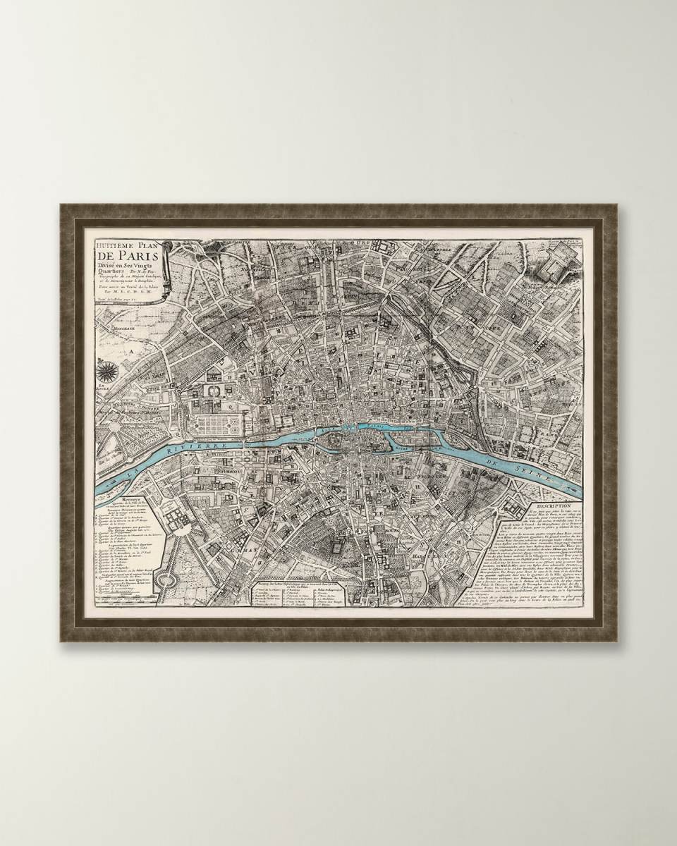 Map of Paris