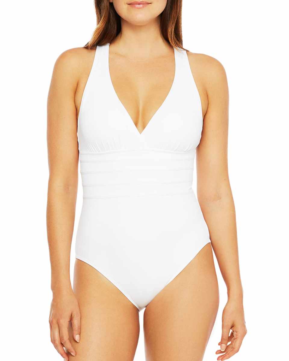 Island Goddess Strappy-Back One-Piece Swimsuit