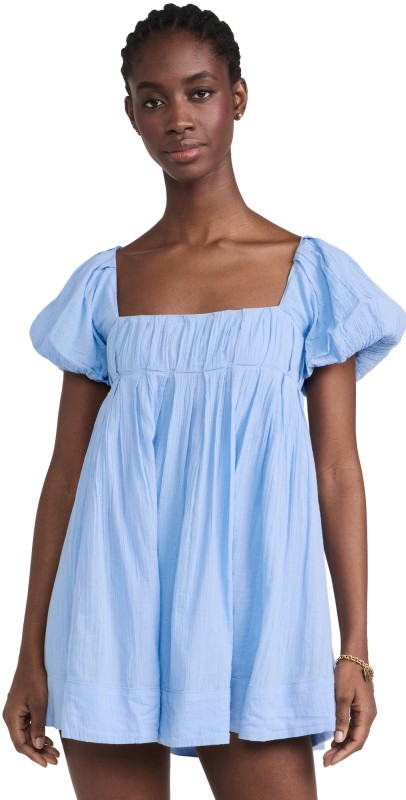 Free Peoplearinaini Dress Blue Bell