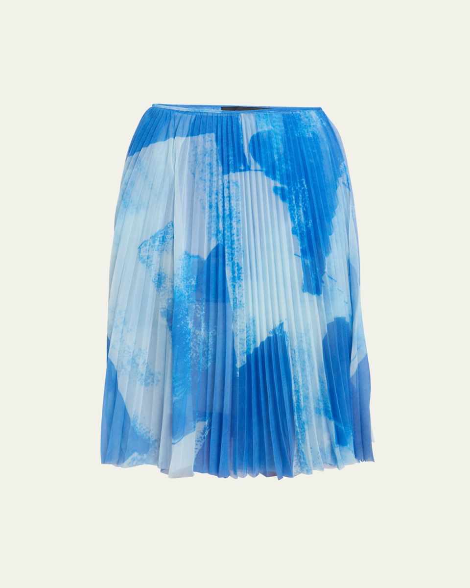 Judy Printed Pleated Jersey