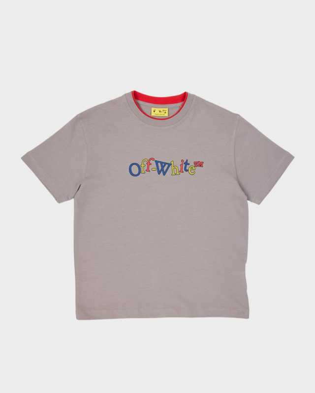 Boy's Bookish Logo-Print T-Shirt, Size