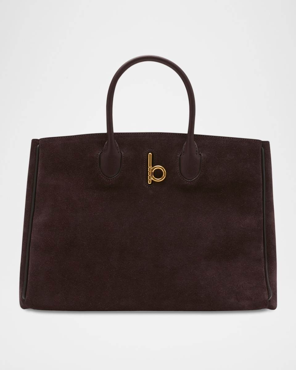Rocking Horse Suede Tote Bag