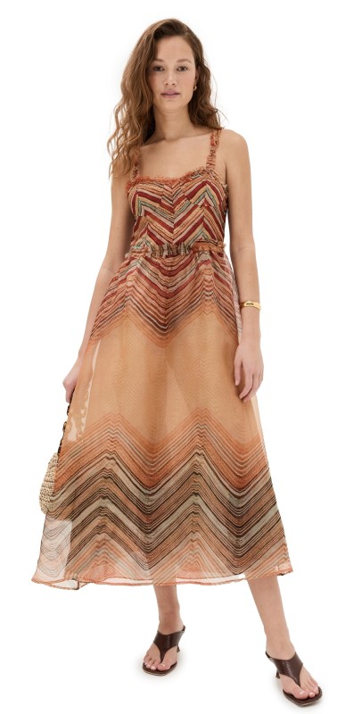 Ulla Johnson Gisele Dress Golden Palm