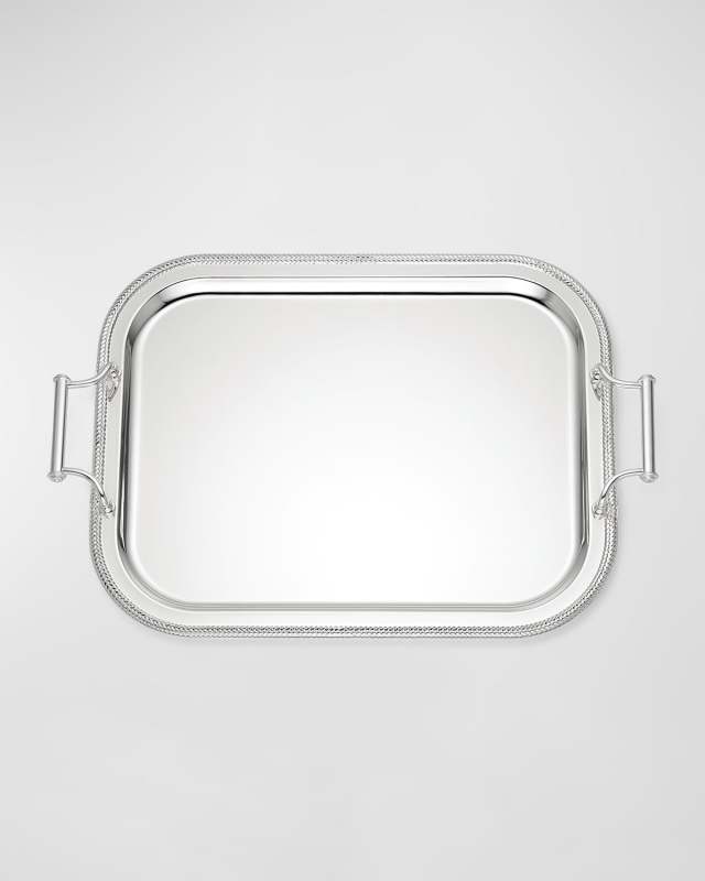 Silverplate Tray with Handles