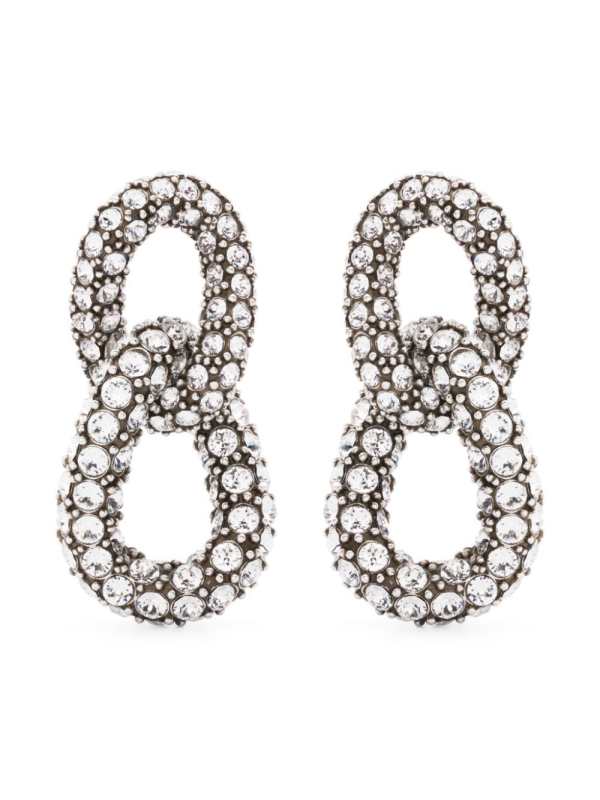 Funky Ring crystal-embellished earrings