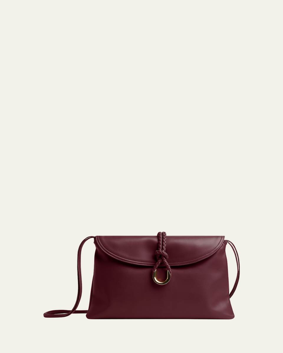 Liberta Medium Flap Leather Crossbody Bag